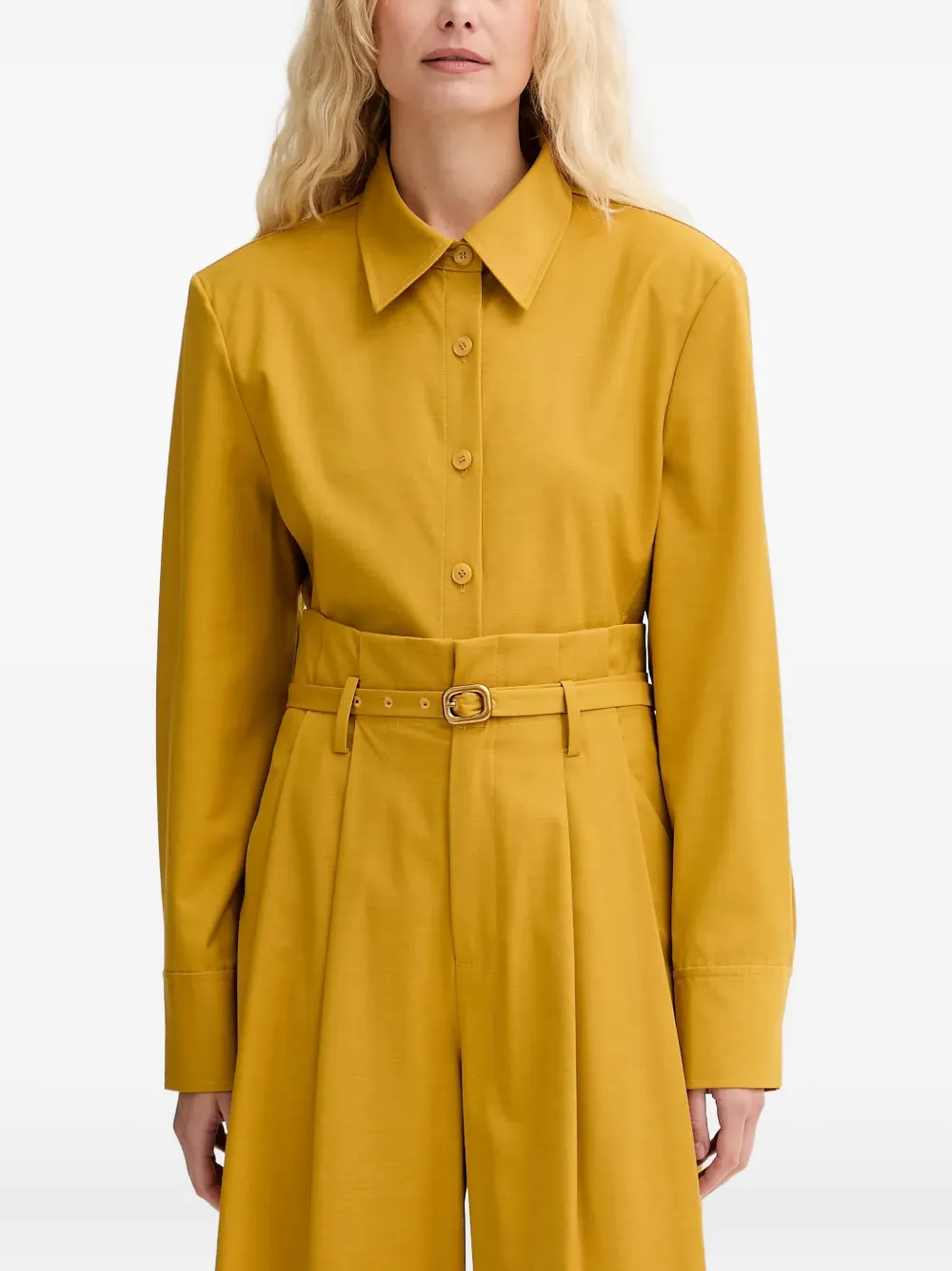 Isabelle Blanche Camicia con colletto classico - Giallo