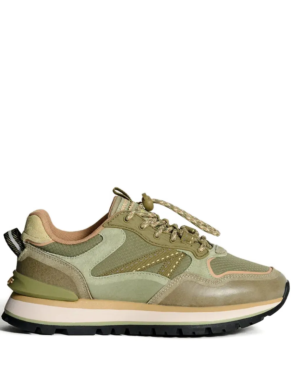 Hoff City Off Road Panelled Sneakers In Green