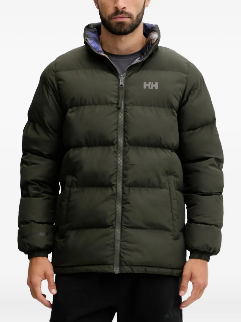 Helly Hansen Yu 23 reversible-design puffer jacket | verde | Image 1