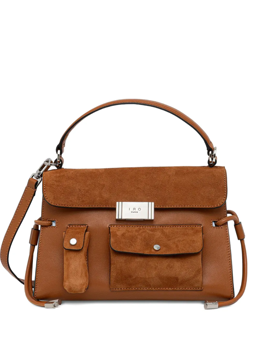 IRO flap-pocket tote bag - Marrone
