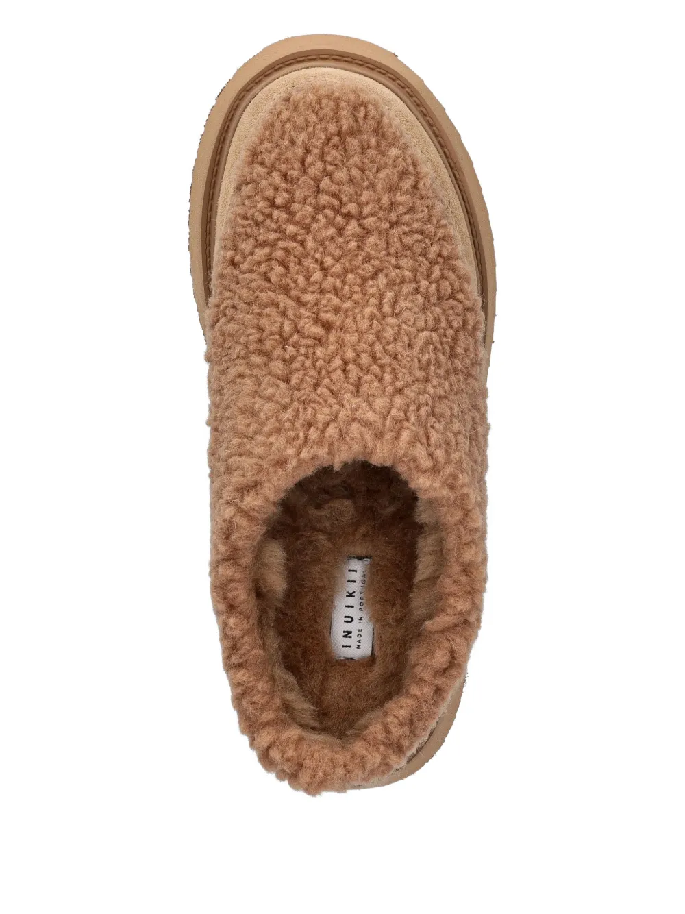 Inuikii Curly Micro Slippers In Brown