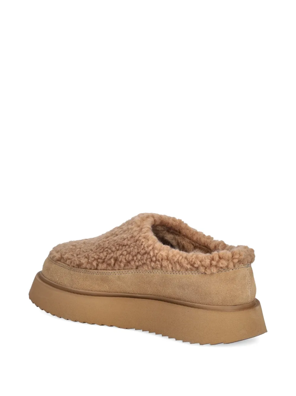 Inuikii Curly Micro Slippers In Brown