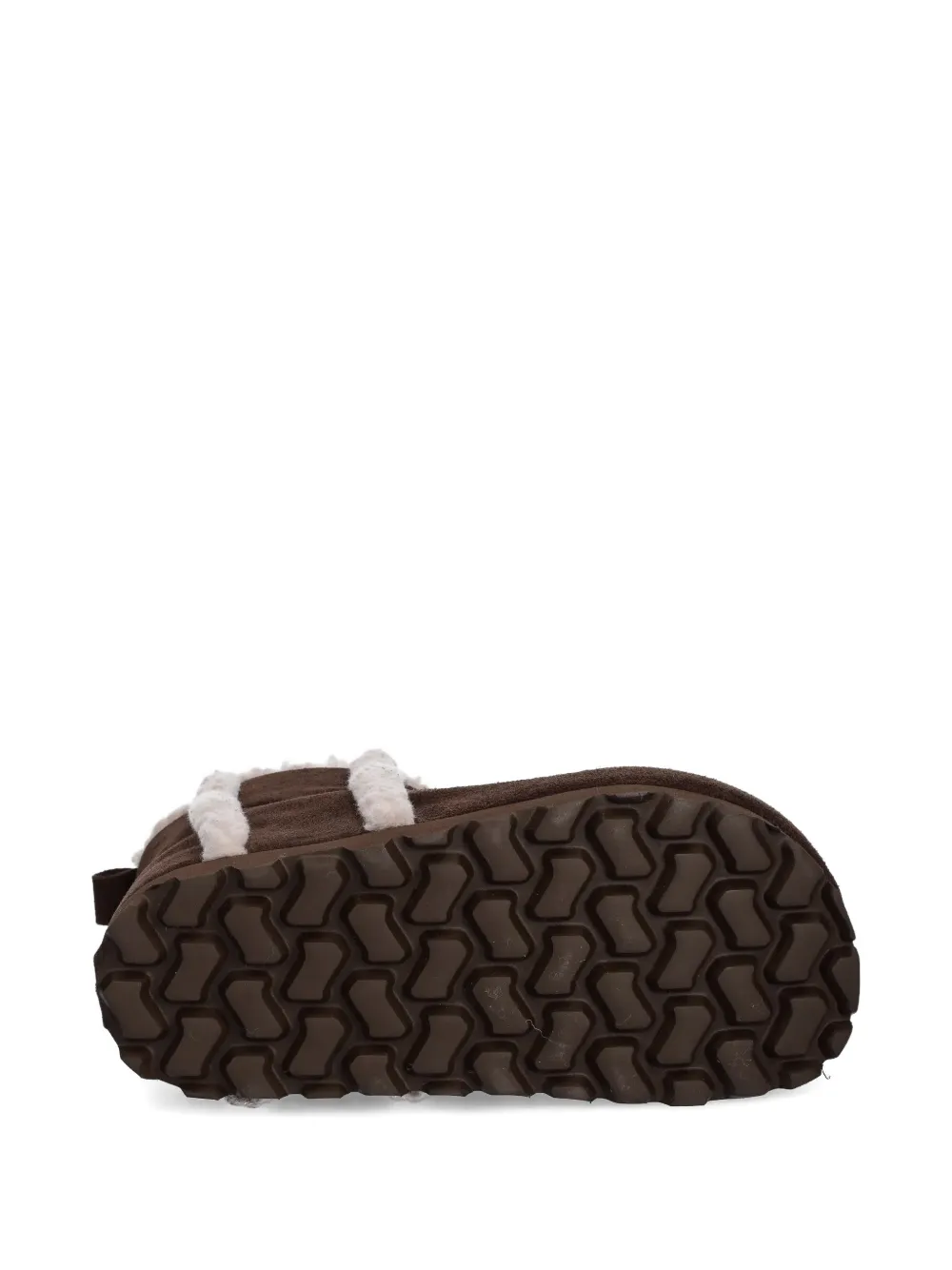 Inuikii Chunky Fleece-lining Panelled Boots In Brown