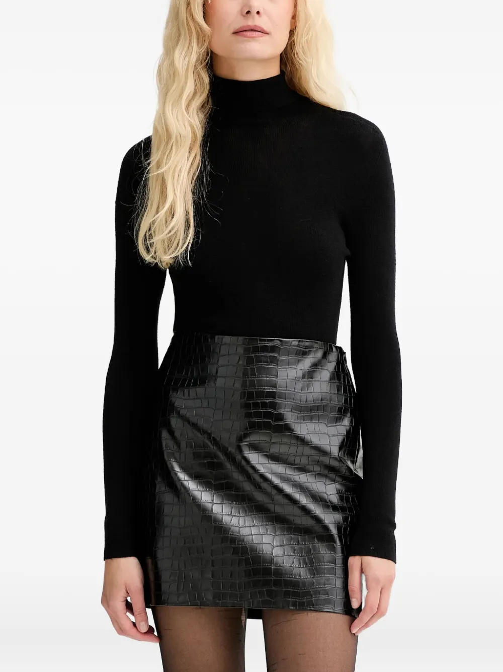 Isabelle Blanche turtleneck sweater | Black | Image 1