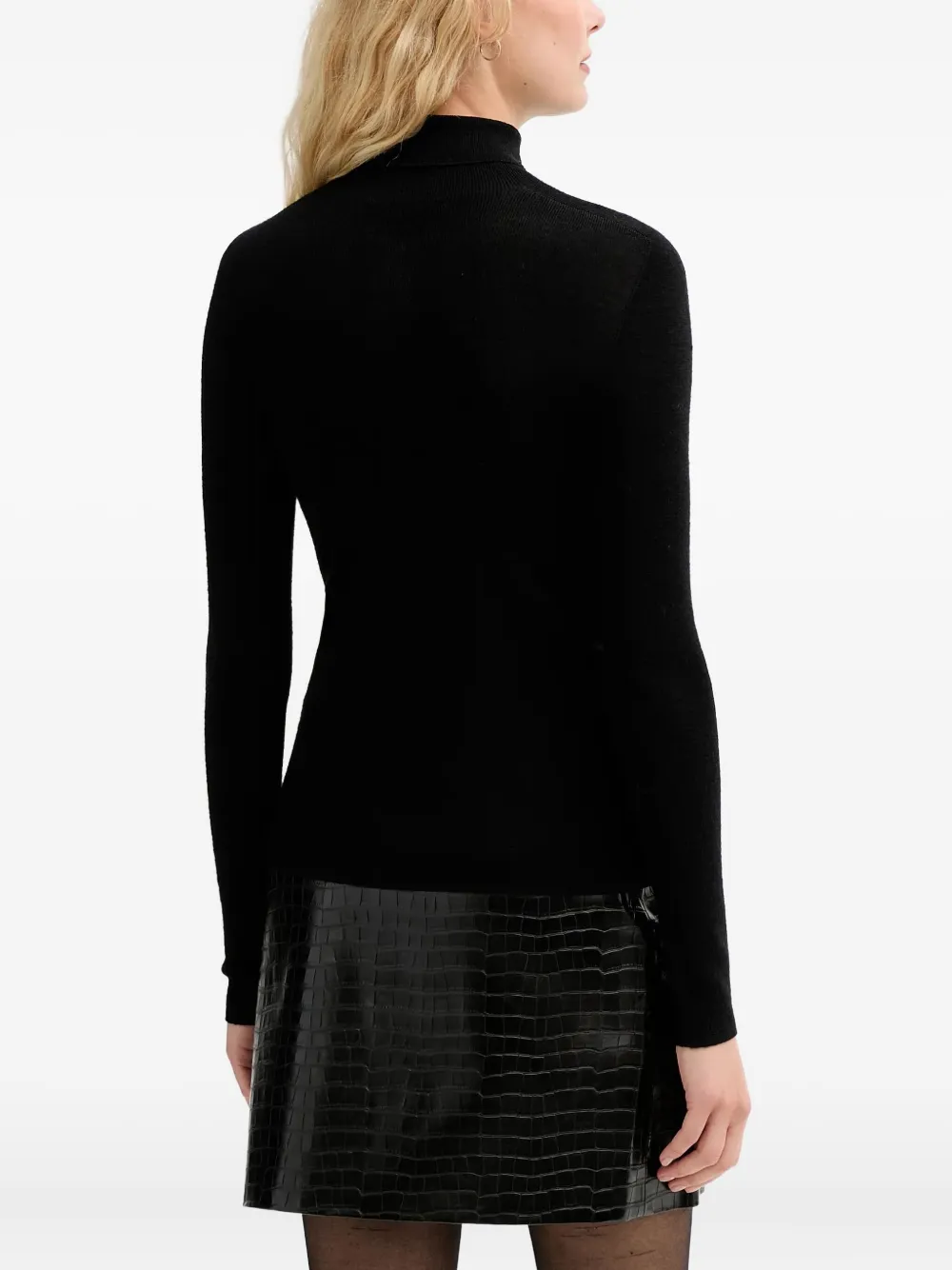  Isabelle Blanche Turtleneck Sweater - Black 