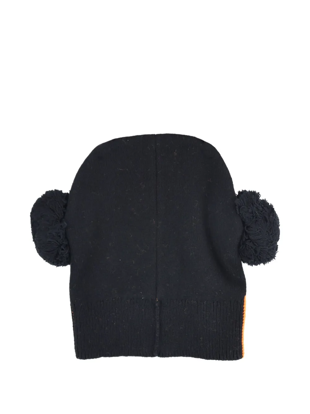 Walter Van Beirendonck Pompom Beanie In Brown
