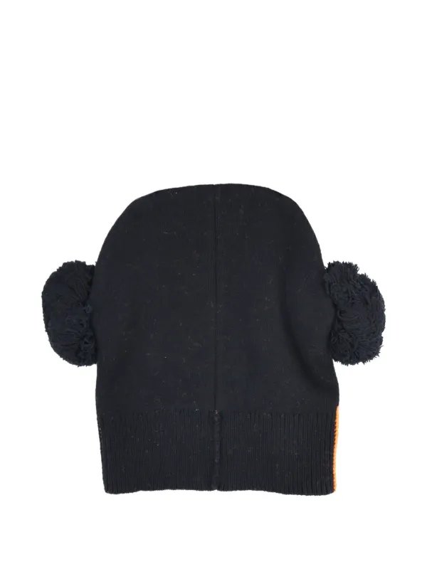Walter Van Beirendonck ポンポン ビーニー | ブラック | FARFETCH JP