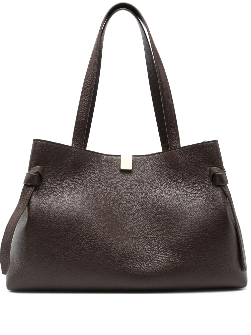 Yuzefi knot-detail tote bag | Brown | Image 1