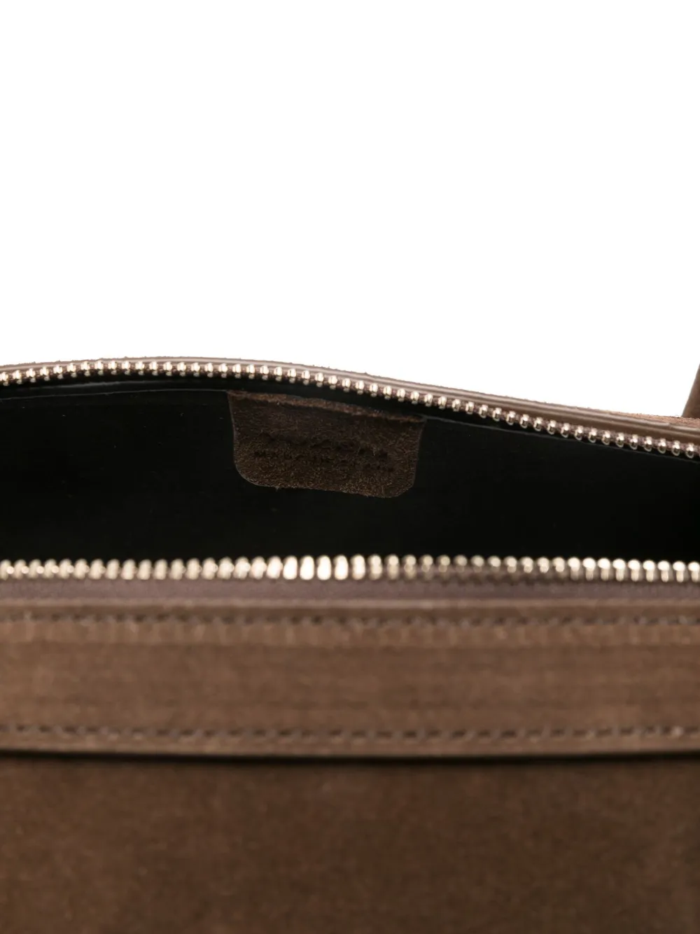 Yuzefi Rectangular Suede Shoulder Bag With Detachable Strap In Brown