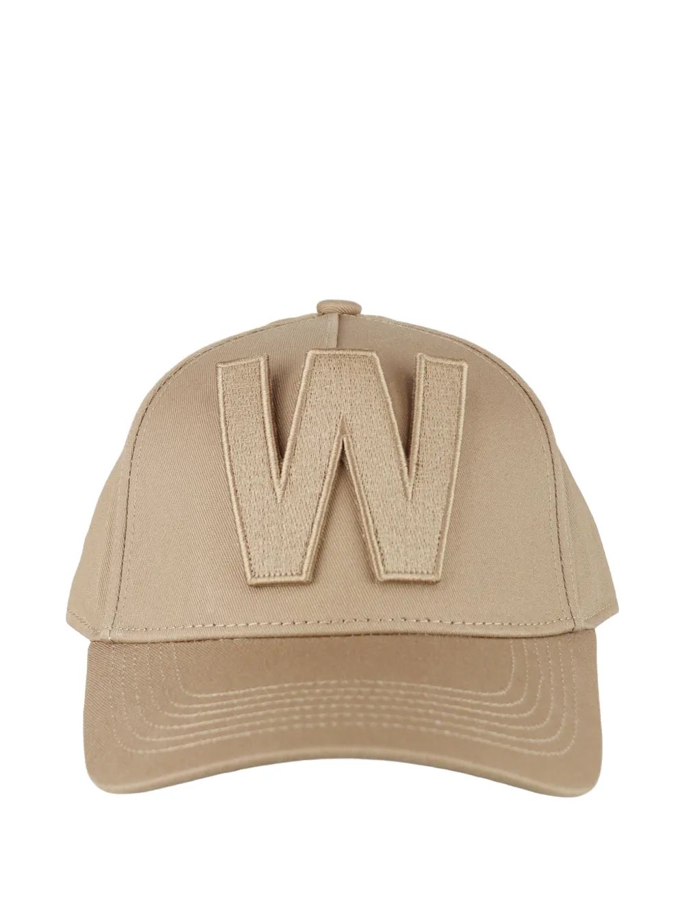 Walter Van Beirendonck W-appliqué Cap In Brown