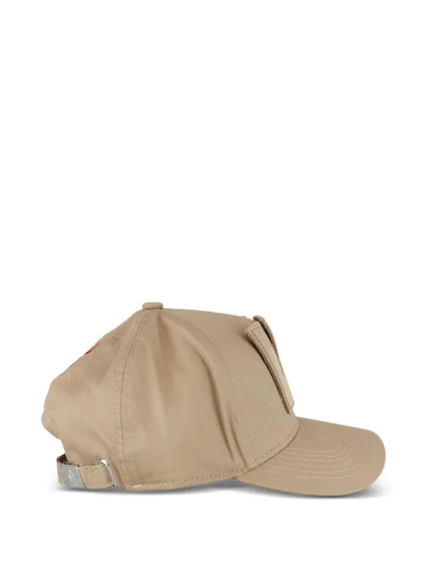 Walter Van Beirendonck W-appliqué Cap | Brown | FARFETCH