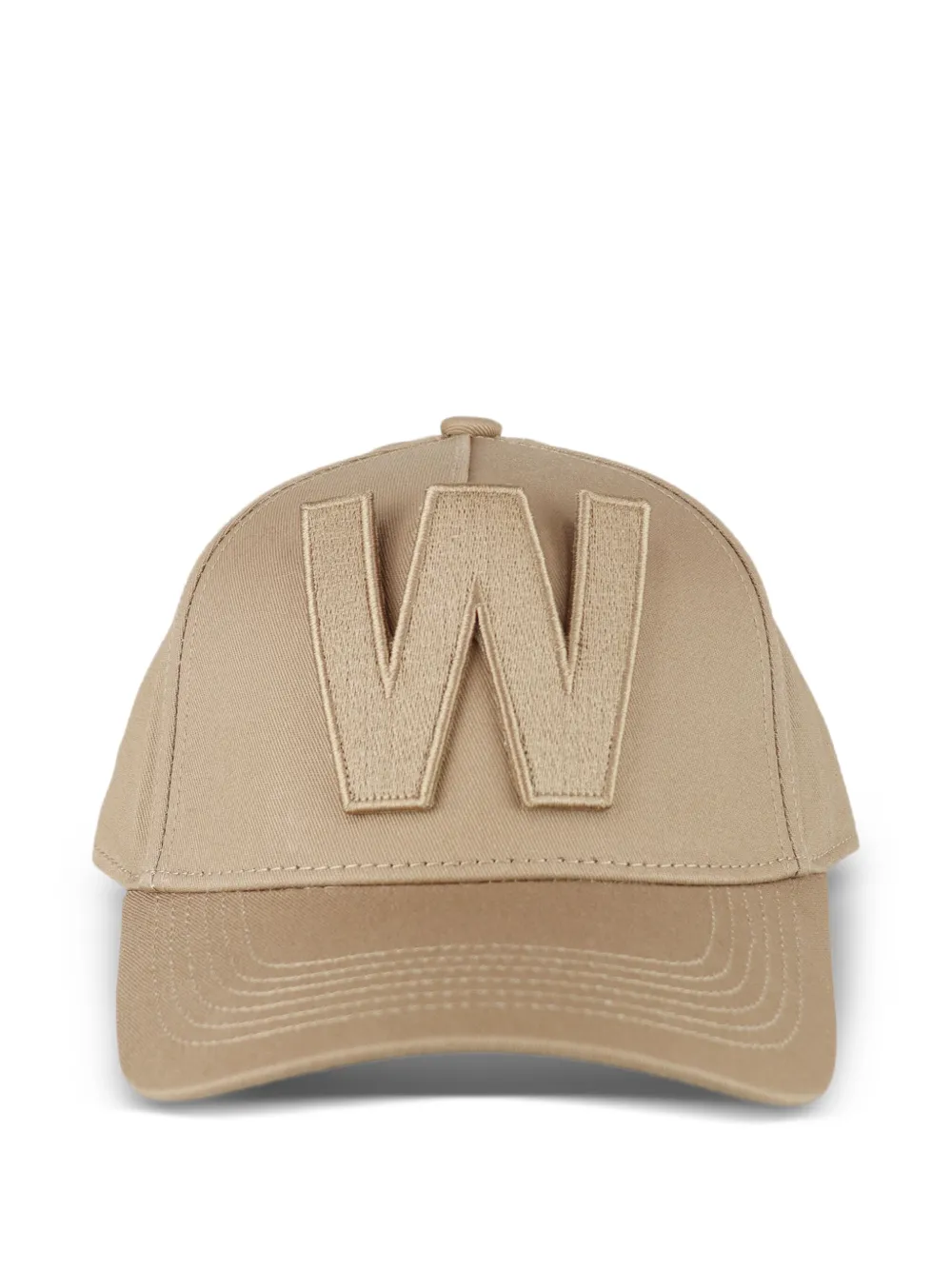 Walter Van Beirendonck gorra con aplique W | marrón | Image 1