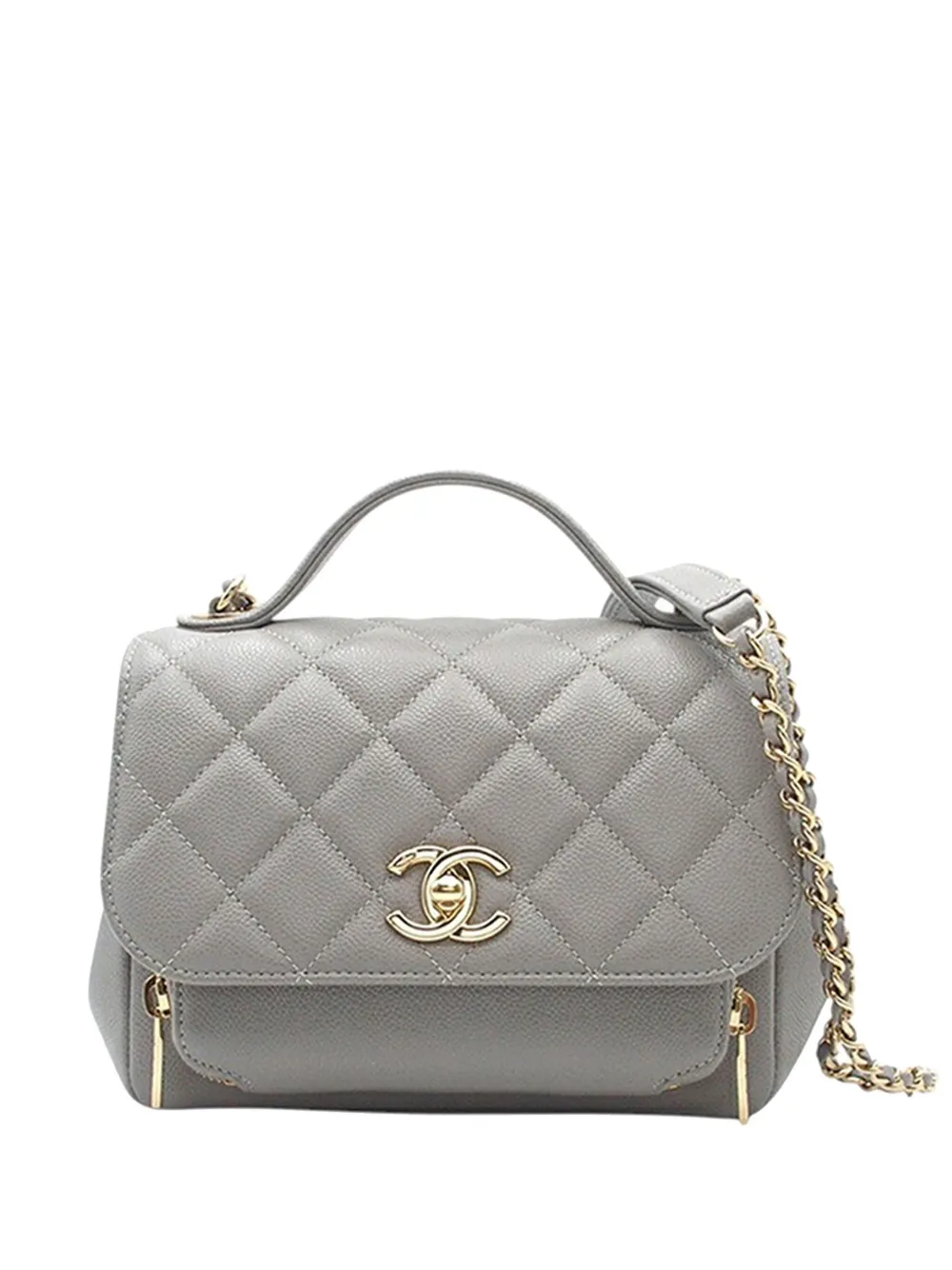 CHANEL Pre-Owned 2021-2025 Small Caviar Business Affinity Flap satchel CHANEL Pre-Owned 2021-2025 Small Caviar Business Affinity Flap satchel