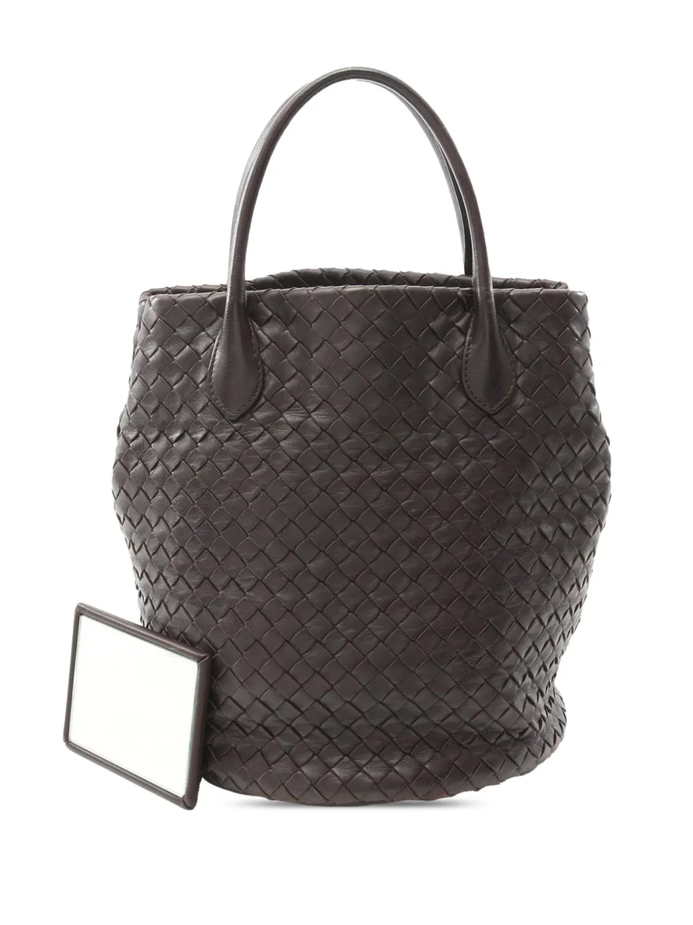 Bottega Veneta Pre-Owned 2012-2025 Nappa Intrecciato bucket bag - ブラウン Bottega Veneta Pre-Owned 2012-2025 Nappa Intrecciato bucket bag - ブラウン