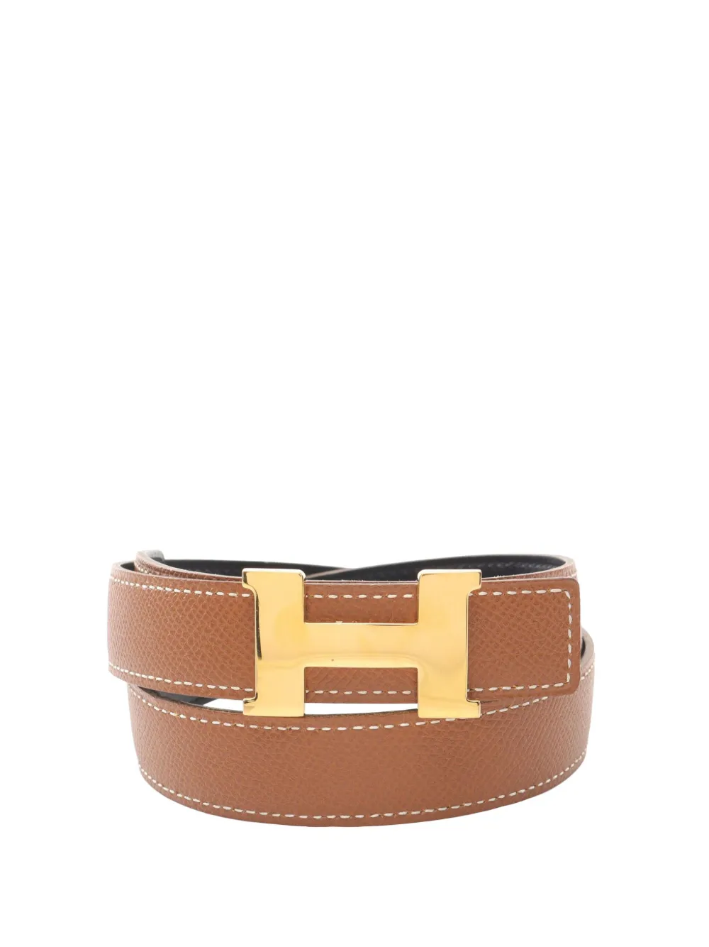 Hermès Pre-Owned 1997 Epsom Constance H Reversible belt - ブラウン Hermès Pre-Owned 1997 Epsom Constance H Reversible belt - ブラウン
