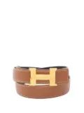 Hermès Pre-Owned 1997 Epsom Constance H Reversible belt - Brown