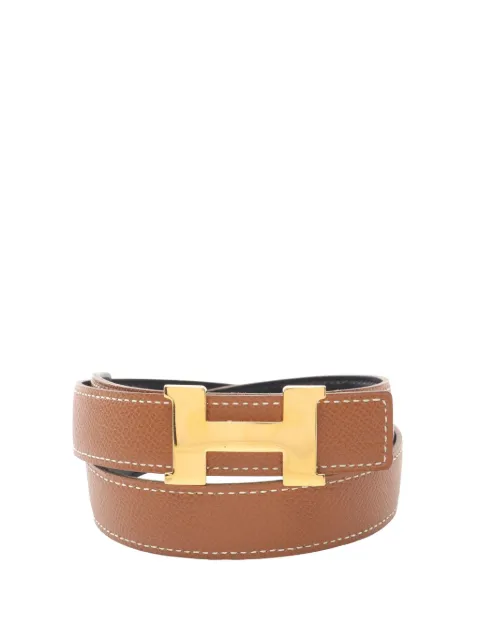 Hermès Pre-Owned 1997 Epsom Constance H Reversible belt