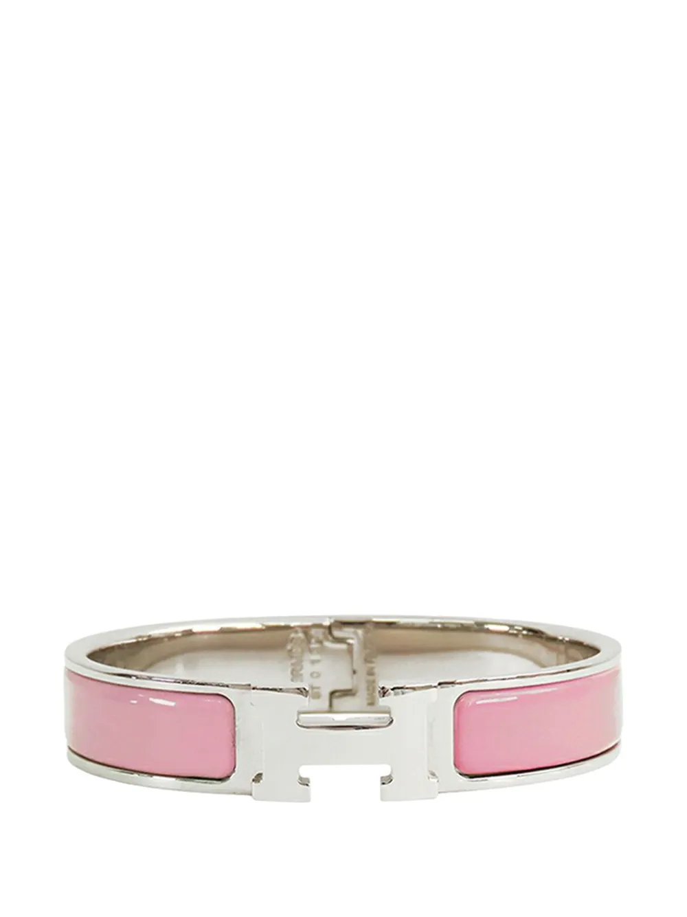 Hermès Pre-Owned 2000-2025 Narrow Enamel Clic H Bracelet PM costume Hermès Pre-Owned 2000-2025 Narrow Enamel Clic H Bracelet PM costume