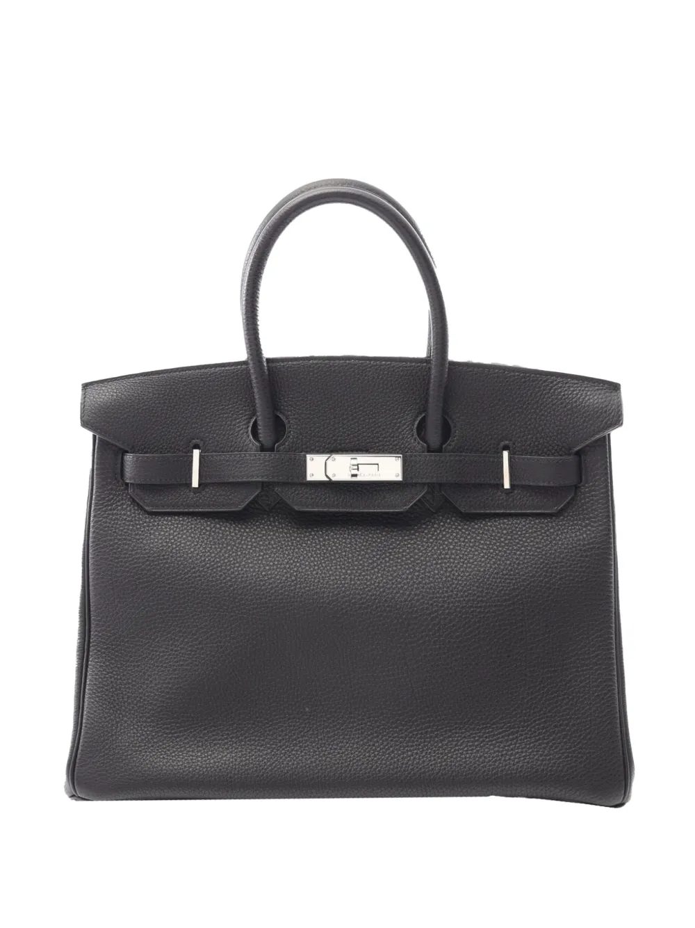 Hermès Pre-Owned 2000 Togo Birkin Retourne 35 handbag - ブラック Hermès Pre-Owned 2000 Togo Birkin Retourne 35 handbag - ブラック
