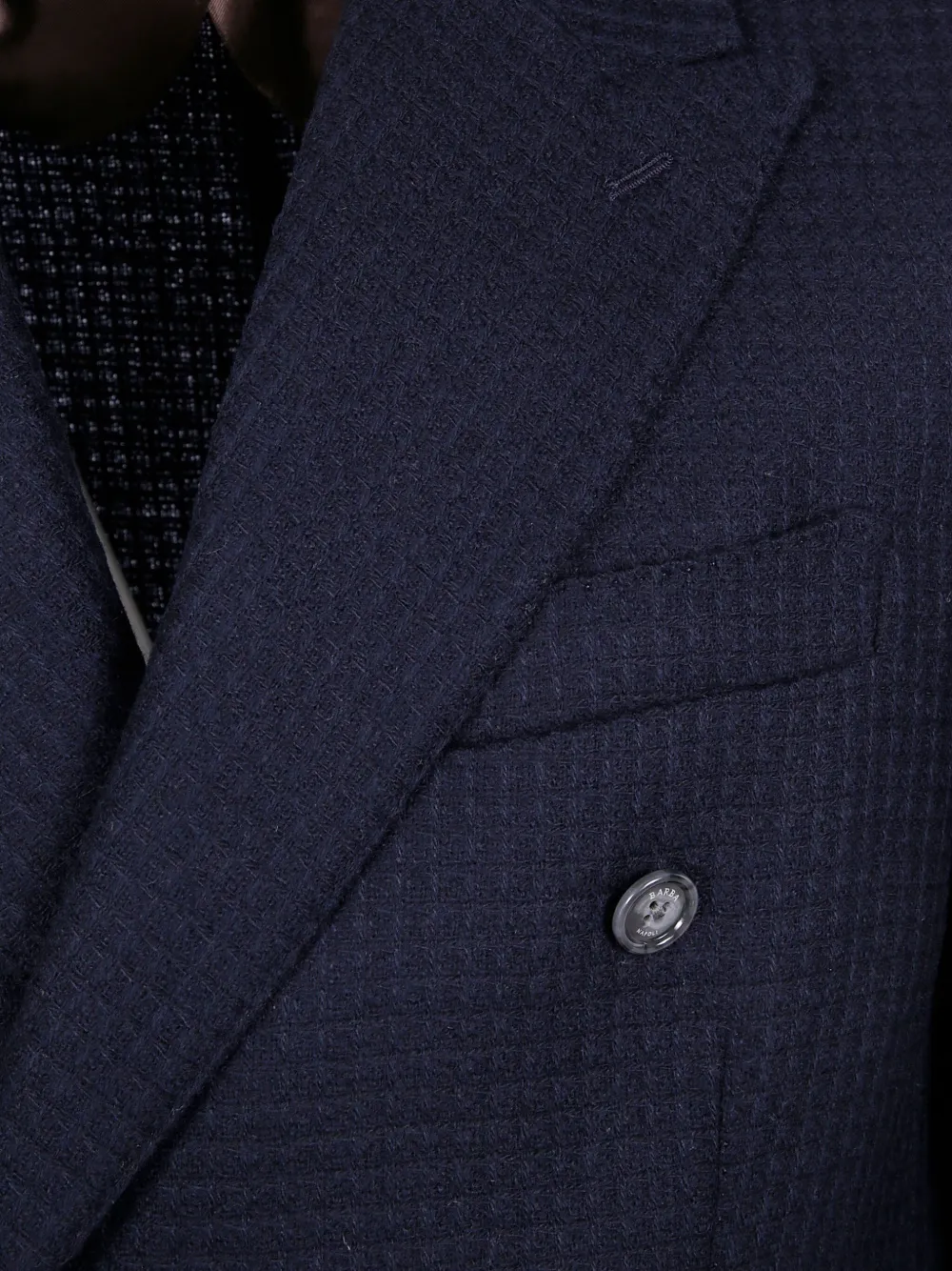 Barba Napoli Double-breasted Blazer In Blue