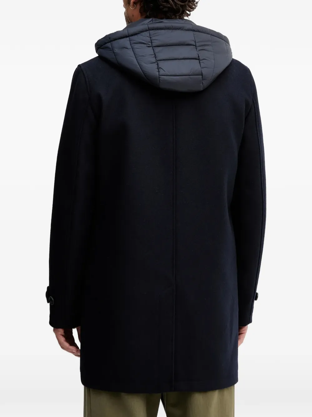 Geox single-breasted coat Blauw