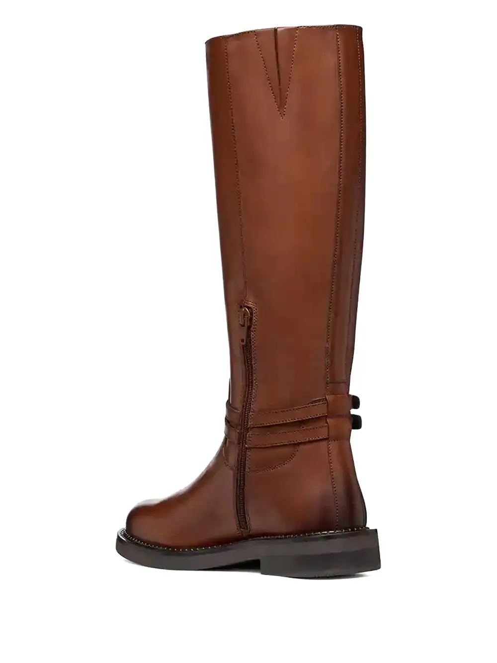 Geox 35mm Serilda buckled knee-high boots Bruin