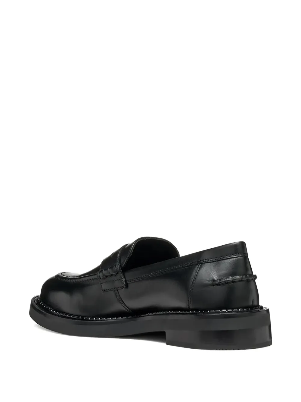 Geox Penny-slot Loafers In Black