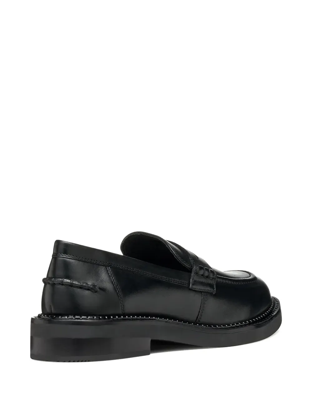 Geox Penny-slot Loafers In Black