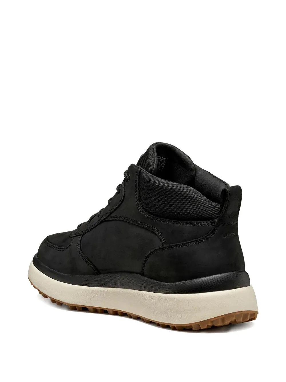 Geox Granito + Grip Lace-up Fastening Boots In Black