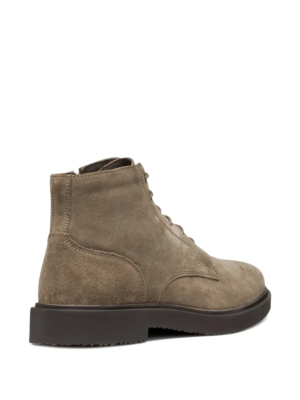 Geox Lace-up Fastening Boots In Burgundy