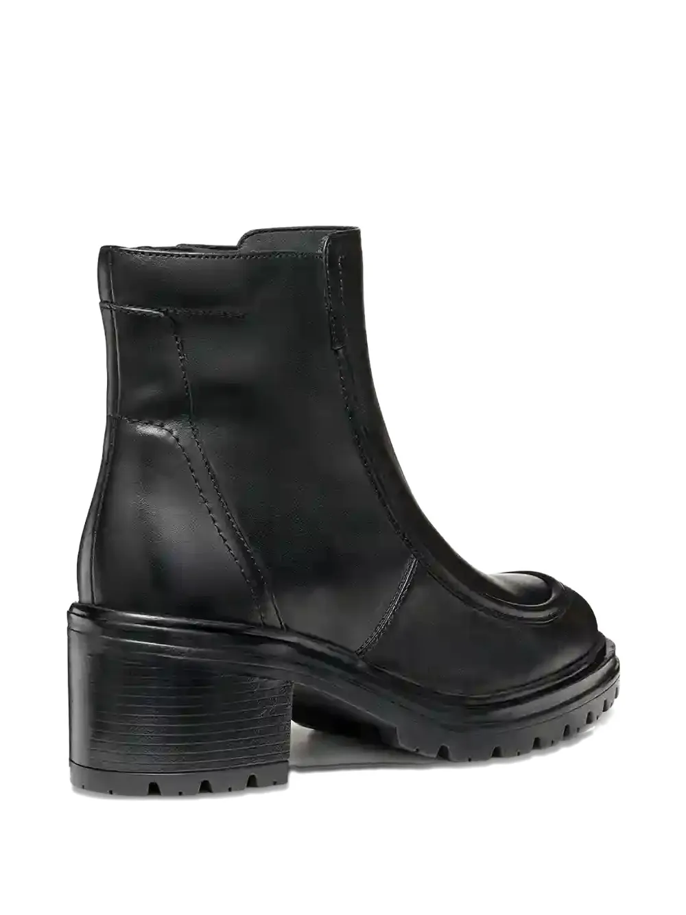 Geox Block-heel Ankle Boots In Black