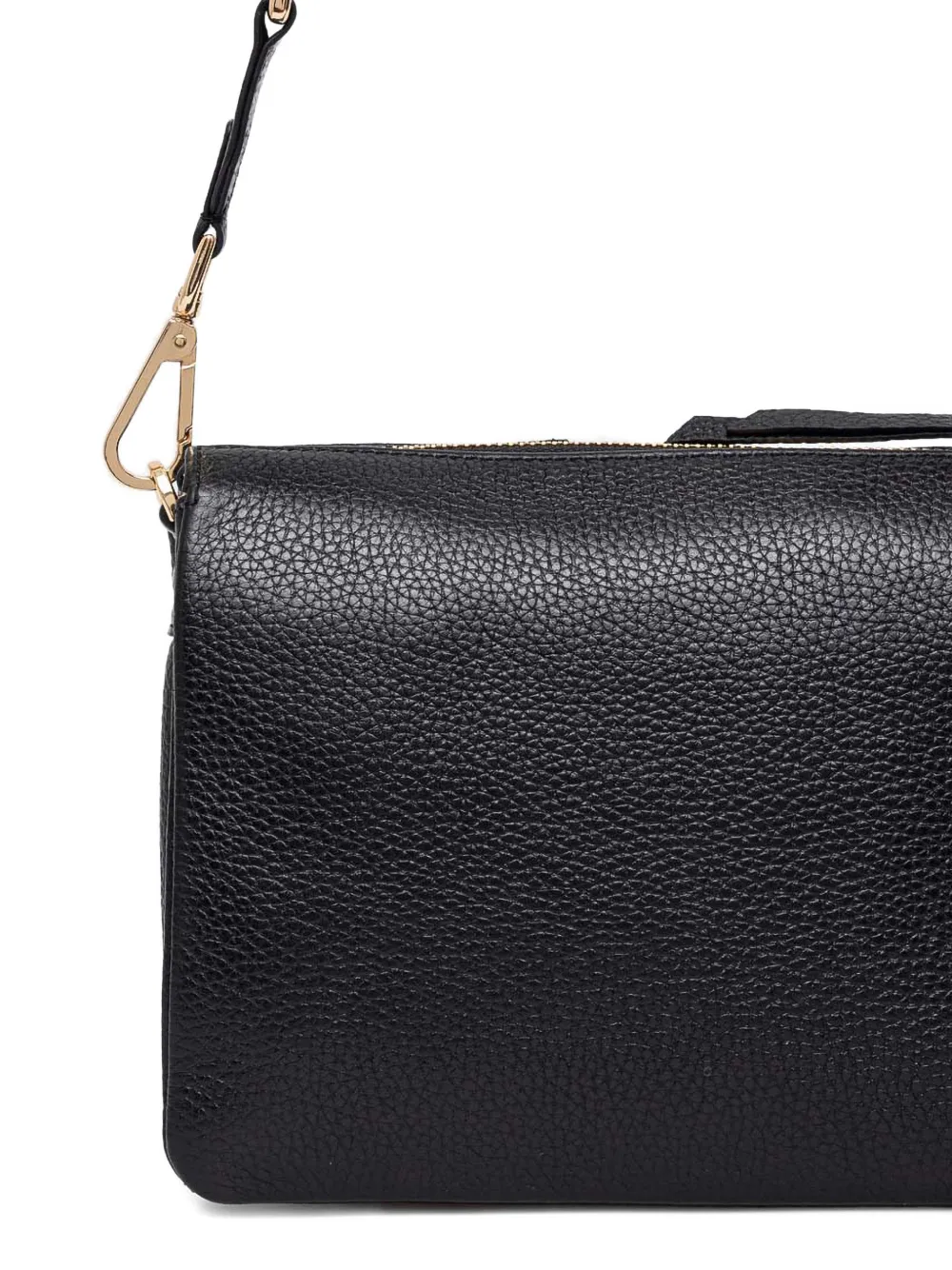 Geox Mini Clarissy Leather Cross Body Bag In Black