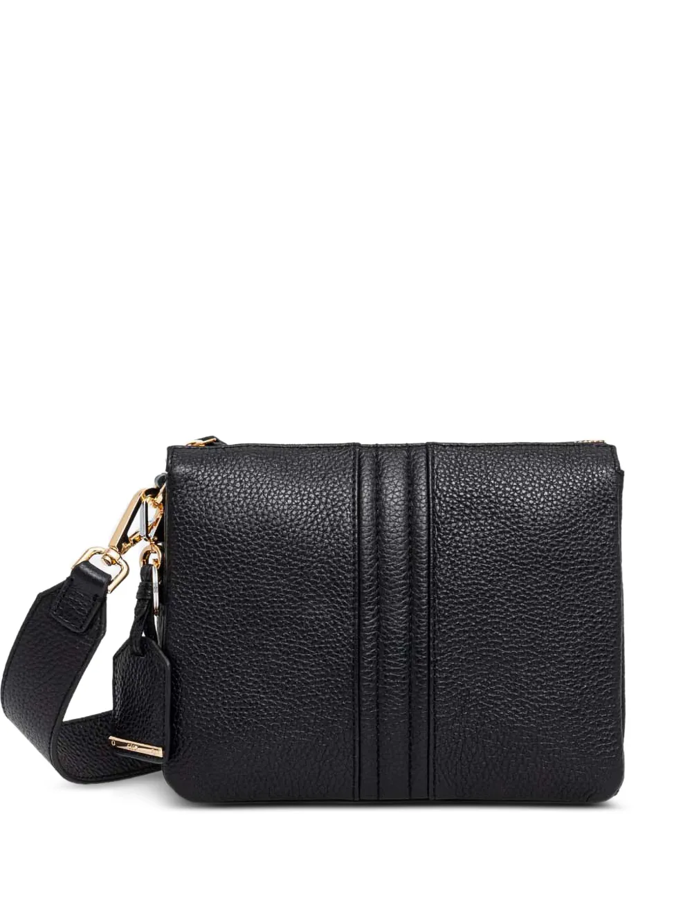 Geox mini Clarissy leather cross body bag - Nero