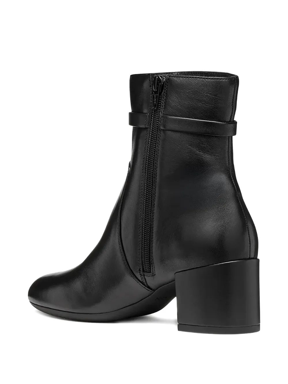 Geox 60mm Eleana Leather Boots In Black