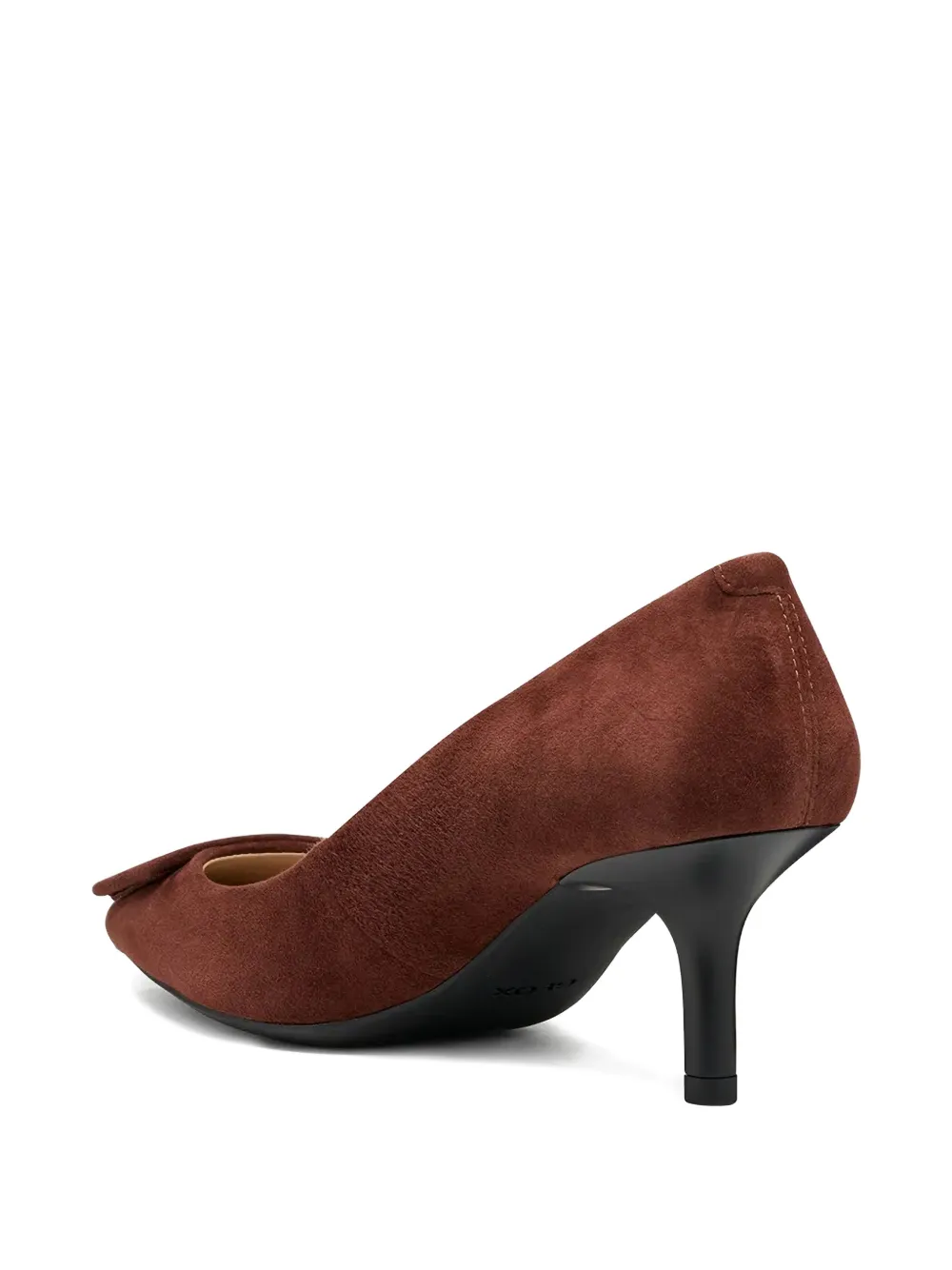 Geox 70mm Kleopy Suede Pumps In Brown