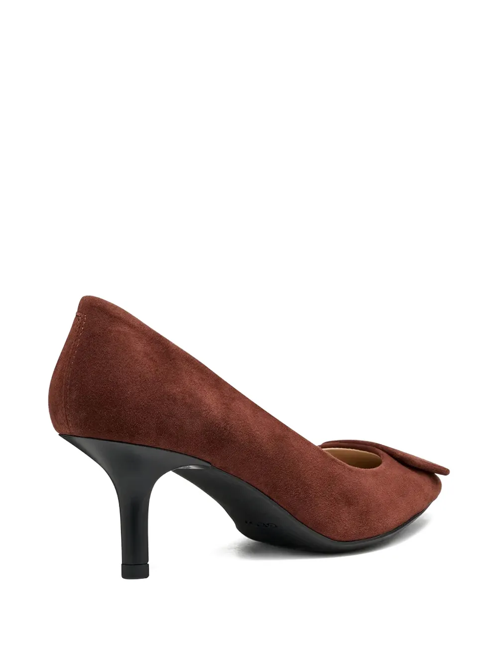 Geox 70mm Kleopy Suede Pumps In Brown