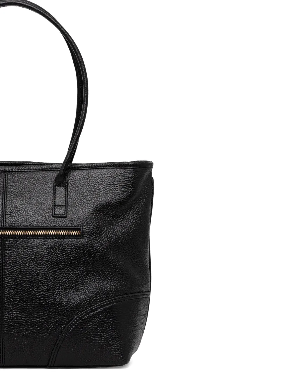 Geox Miereille Leather Tote Bag In Black
