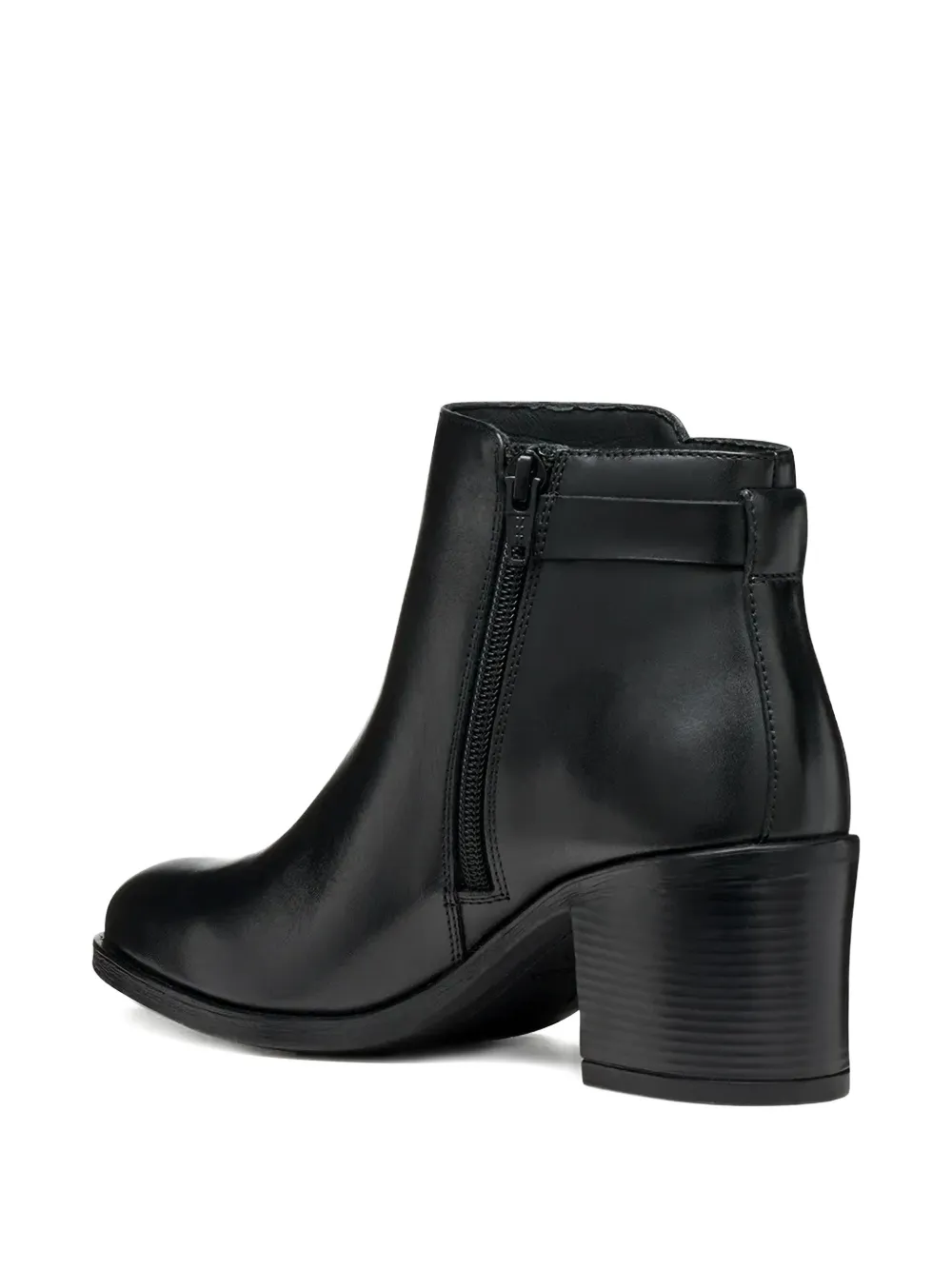 Geox 65mm New Asheel Strap-detail Boots In Black