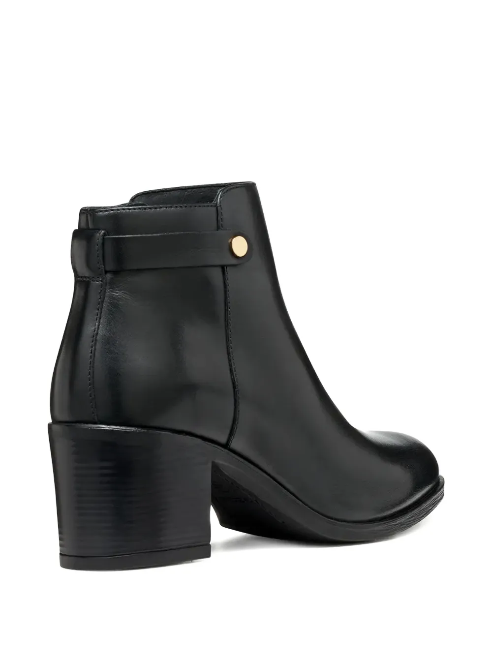 Geox 65mm New Asheel Strap-detail Boots In Black