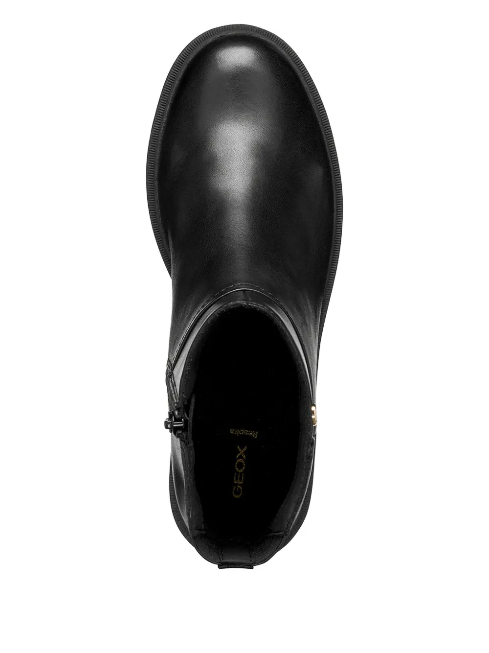 Geox 70mm Miereille Platform Panelled Ankle Boots In Black