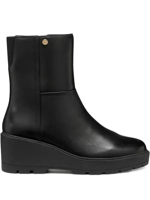 Geox 70mm Miereille platform panelled ankle boots