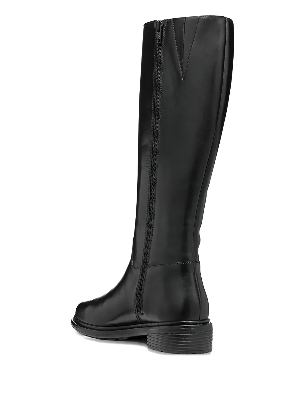 Geox 40mm Walk Pleasure buckled knee-high boots Zwart
