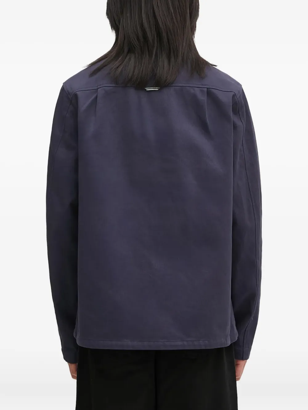 Fred Perry Overhemd met geborduurd logo Blauw