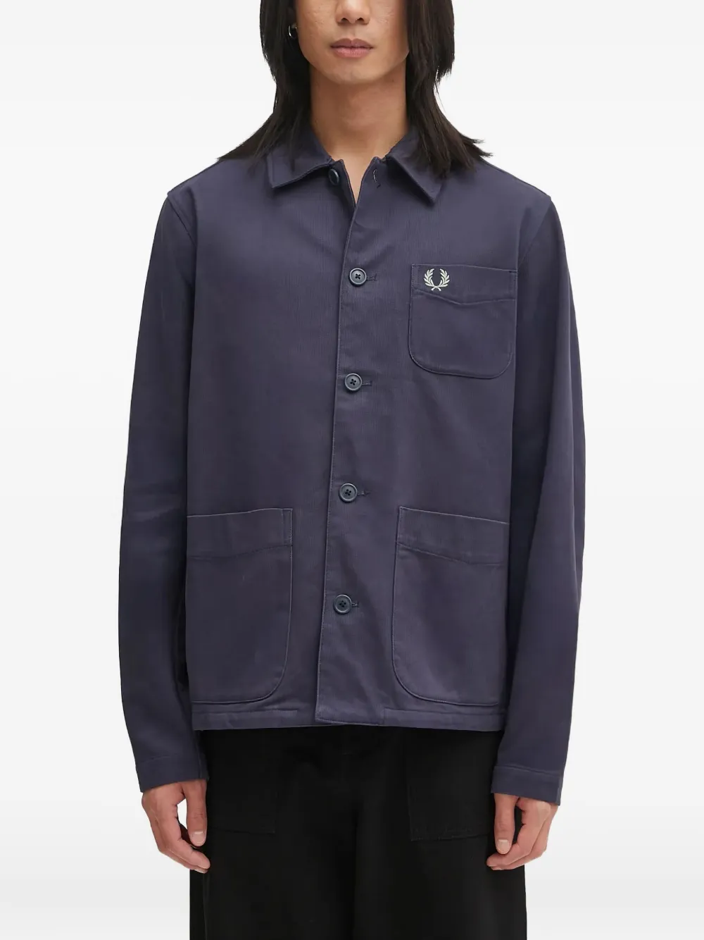 Fred Perry ロゴ シャツ | ブルー | Image 1