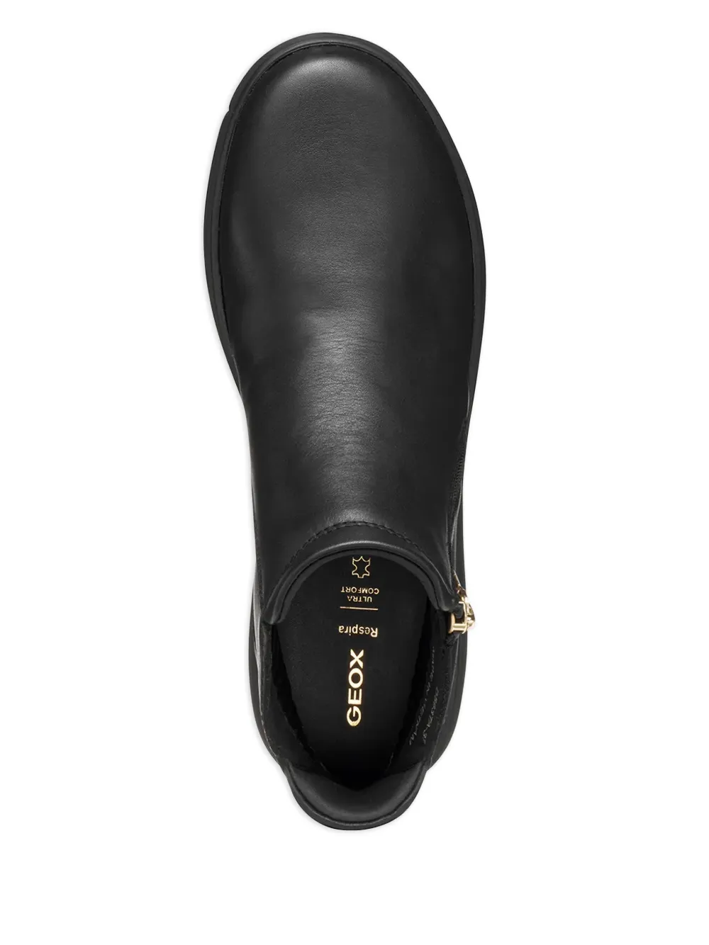 Geox Enkellaarzen met rits Zwart