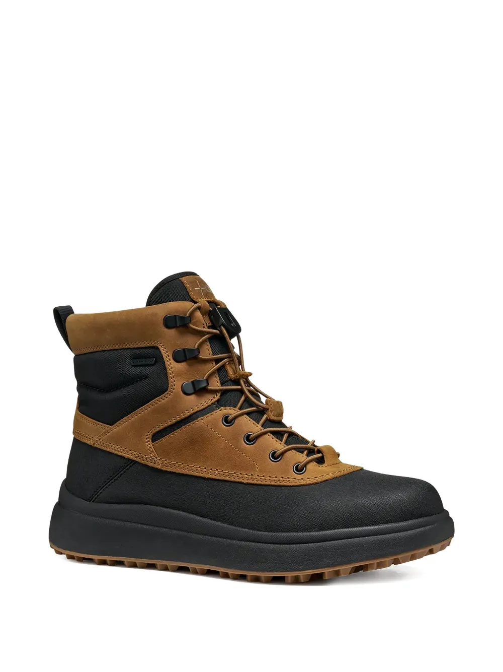 Geox Granito + Grip lace-up fastening boots Zwart