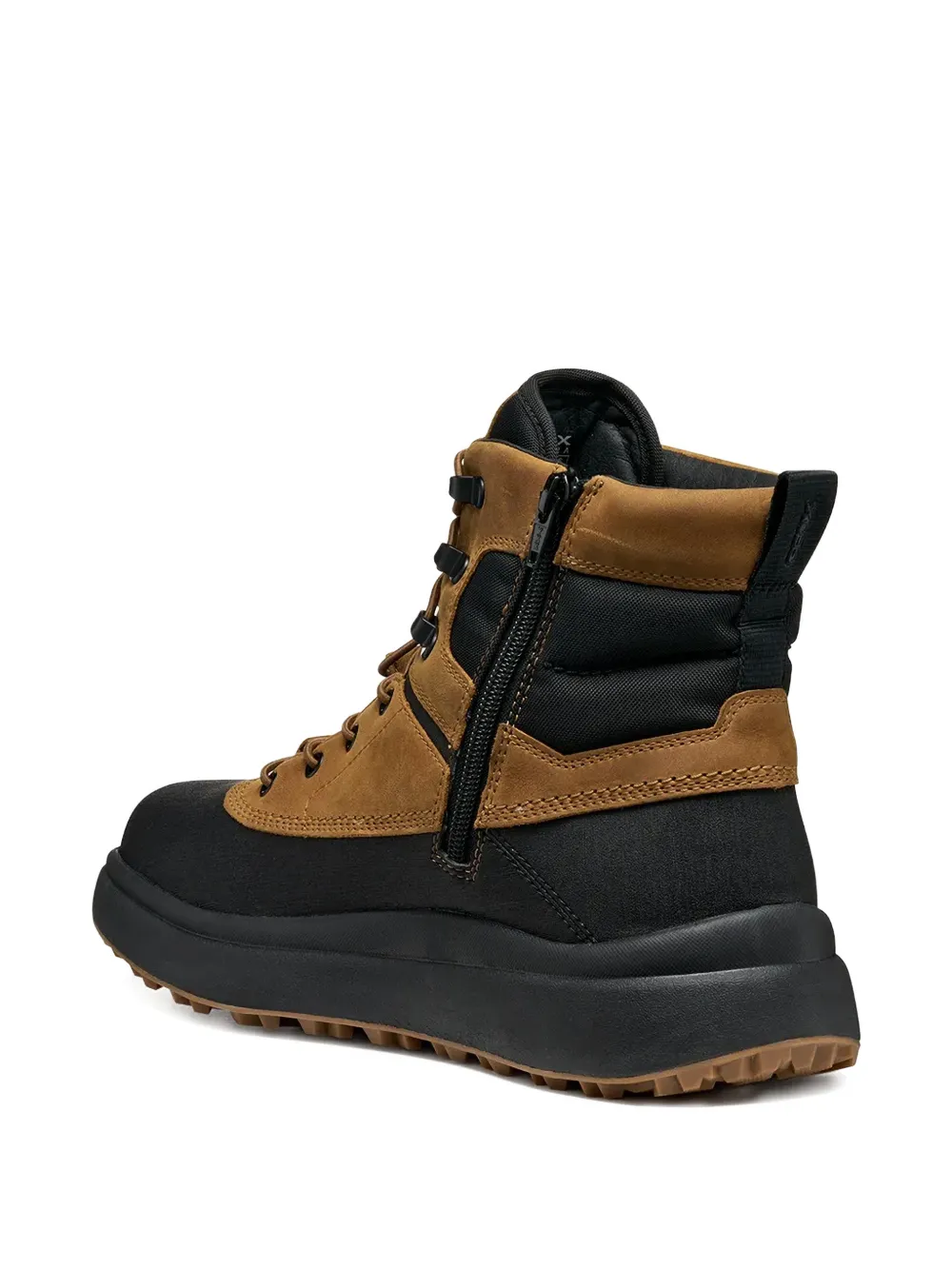Geox Granito + Grip lace-up fastening boots Zwart