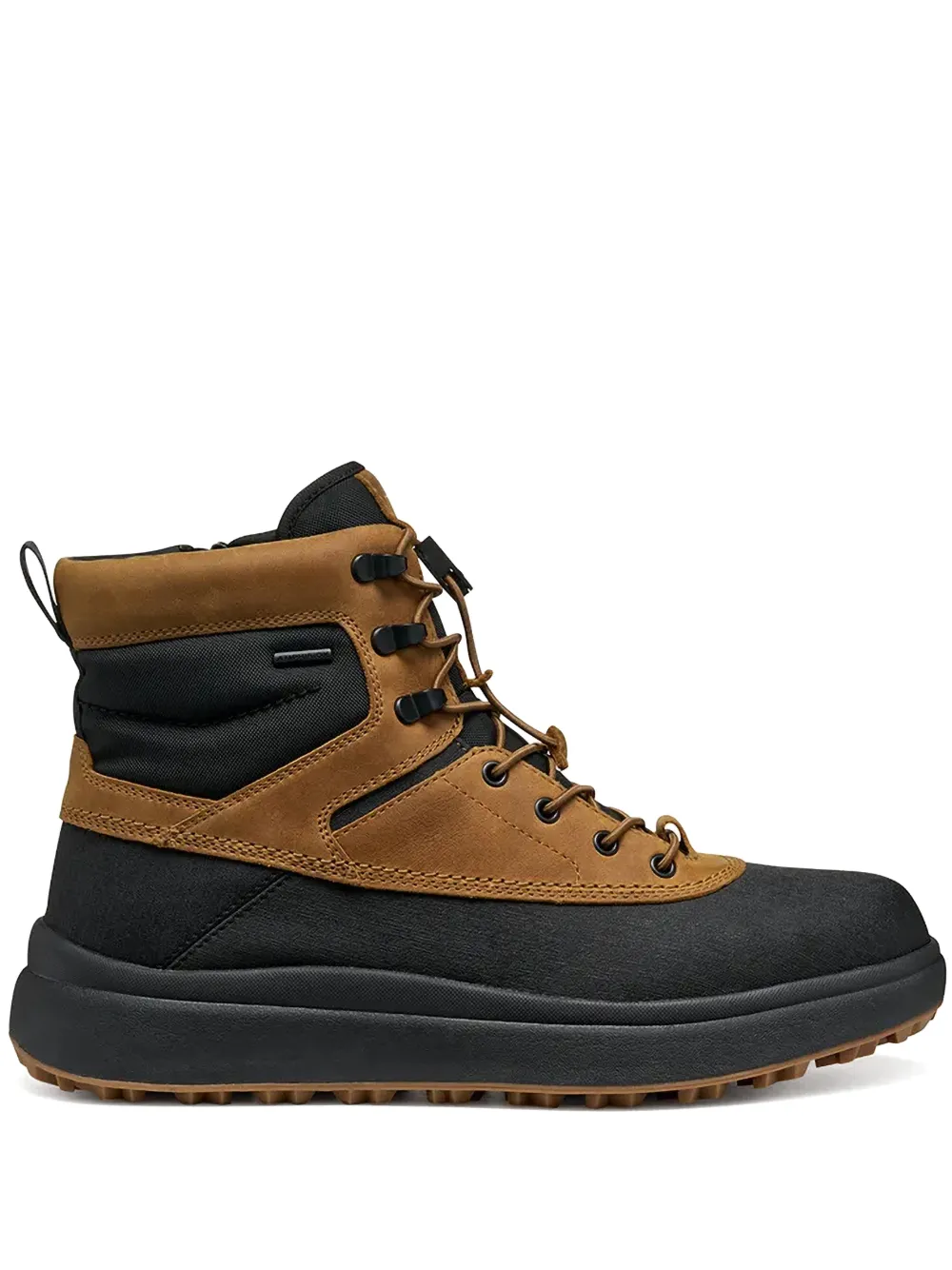Geox Granito + Grip lace-up fastening boots Zwart