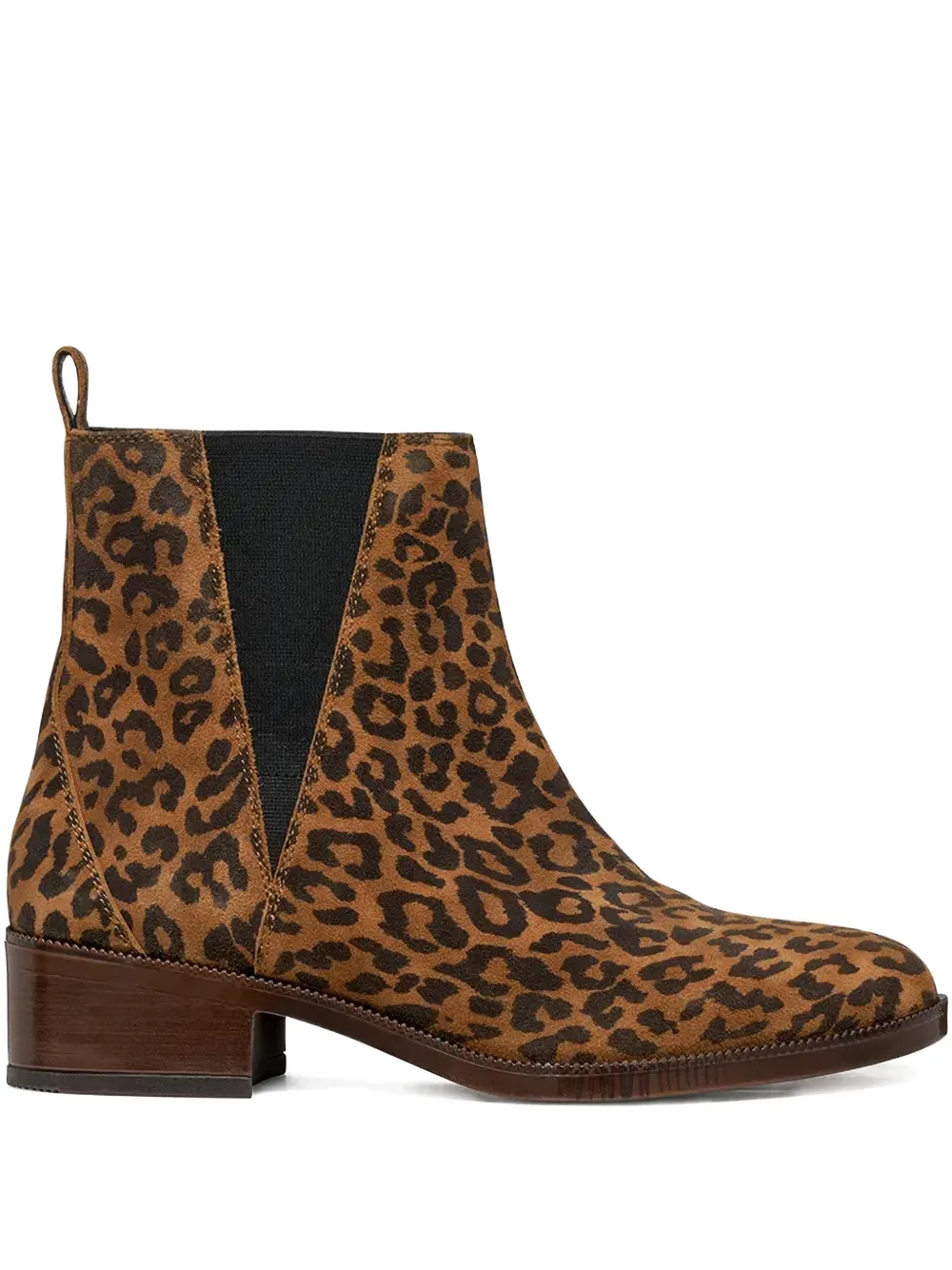 Geox leopard-pattern boots - ブラウン Geox leopard-pattern boots - ブラウン