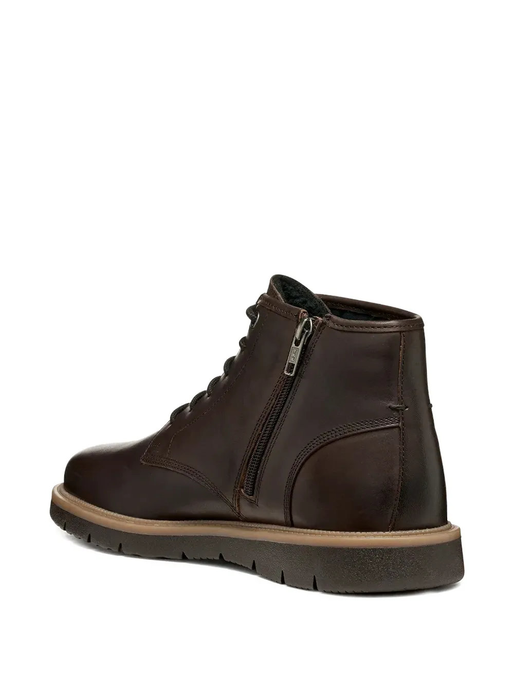 Geox Pove Lace-up-fastening Boots In Animal Print